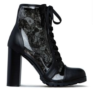 Black / Clear Boots